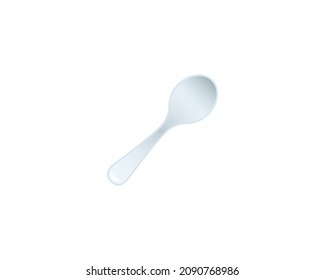 Spoon vector isolated icon. Emoji illustration. Spoon vector emoticon