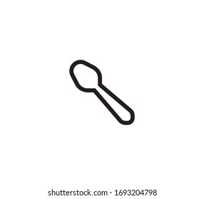 Spoon vector isolated icon illustration. Spoon Illustration