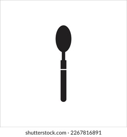 icono nuevo de línea vectorial de cuchara