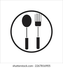 spoon vector line new icon