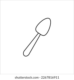 spoon vector line new icon