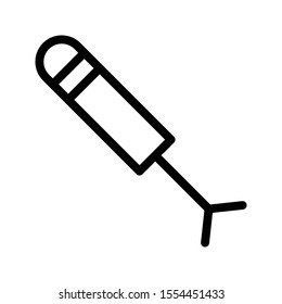 spoon vector thin line icon