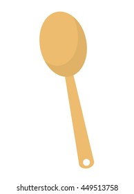 spoon wood isolated icon design, vector illustration  graphic 
