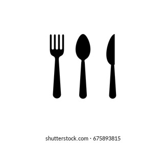 spoon,fork and knife icon