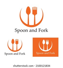 vector de logotipo de icono de cuchara, horquilla y cuchillo