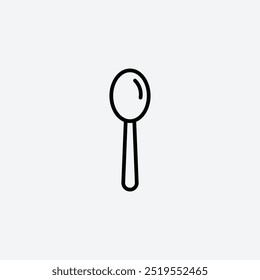 Spoonline vector icon. EPS 10