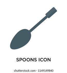 Spoons icon vector isolated on white background for your web and mobile app design, Spoons logo concept