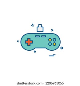 Sporrts and games icon design vector