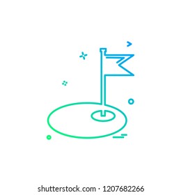 Sporrts and games icon design vector