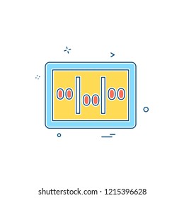 Sporrts and games icon design vector