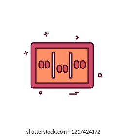 Sporrts and games icon design vector