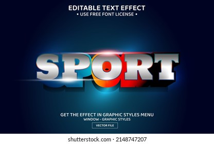 Plantilla de efecto de texto editable 3D
