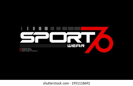 sport 67, typography graphic design, for t-shirt prints, vector illustration
