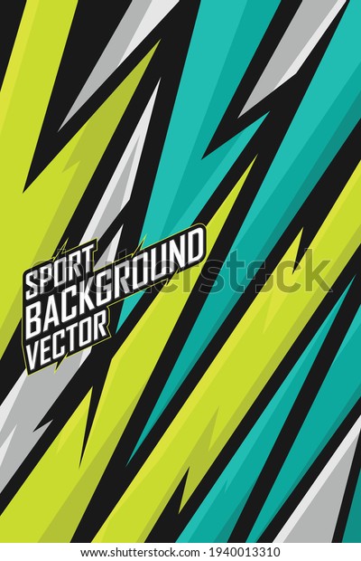 Sport abstract\
background. Racing stripe graphic for livery, extreme jersey team,\
vinyl car wrap and\
decal.\
