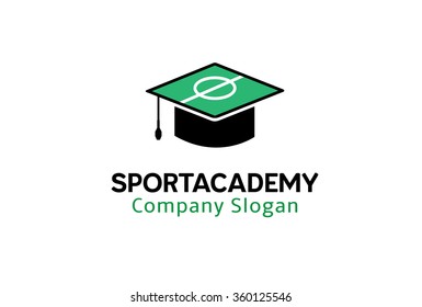 Sport Academy Logo Design Illustration 