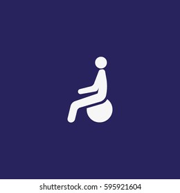 sport, activity on the ball, icon