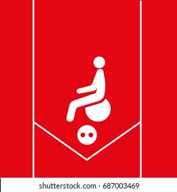 sport, activity on the ball icon
