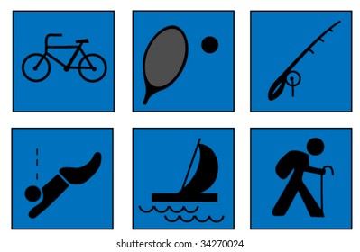 sport activity signs