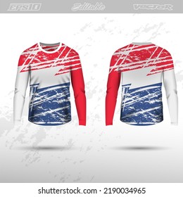 Sport apparel designs template vector editable