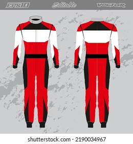 Sport apparel designs template vector editable