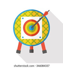 Sport archery flat icon