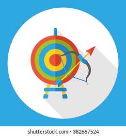 sport Archery flat icon