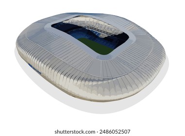 sport arena icon logo sign art ball cup win team game league design vector estadio bbva bancomer Monterrey Azteca fans FIFA World Cup 2026 fc city Mexico kick off goal super event top view famous