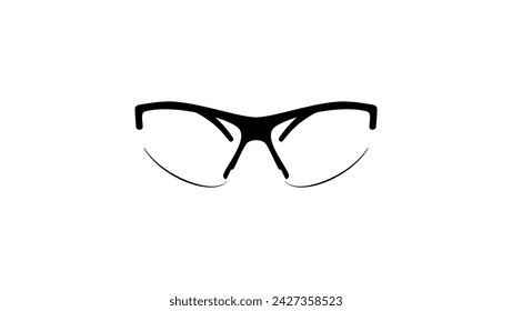 sport Armor Eyewear, black isolated silhouette