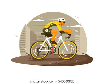 Sport athlete cyclist