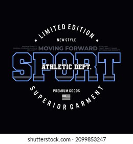 sport athletic graphic t-shirt design, abstract print, vector illustration.