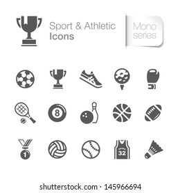 Sport & athletic related icons.
