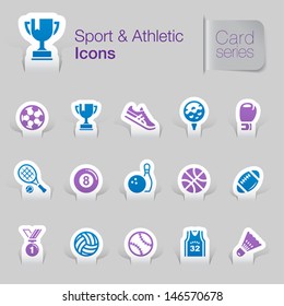 Sport & athletic related icons.