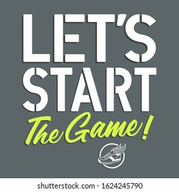 Sport athletic typography, tee shirt graphics, vectors