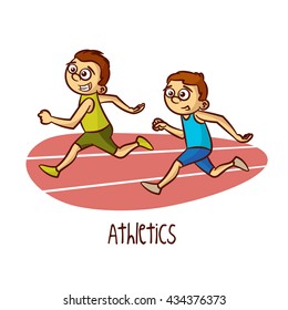 Sport. Athletics. Vector Illustration