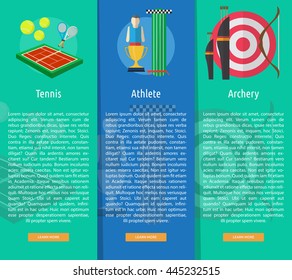 Sport and Awards Vertical Banner Concept
