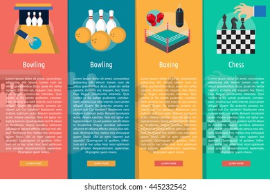 Sport and Awards Vertical Banner Concept