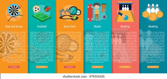 Sport and Awards Vertical Banner Concept