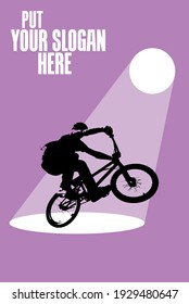 Sport background with active young man for internet banners, social media banners, headers of websites, vector illustration 