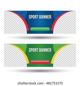 Sport Background Banner Football Rugby, vector illustration