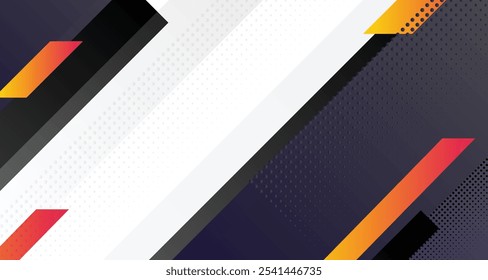 Sport background with black and orange yellow color for mount bike hiking motor trail off road. background for company logistic building technology industry corporate