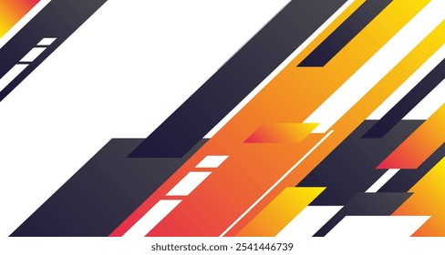 Sport background with black and orange yellow color for mount bike hiking motor trail off road. background for company logistic building technology industry corporate