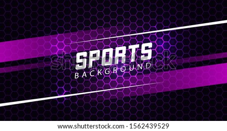 Sport background with hexagon texture