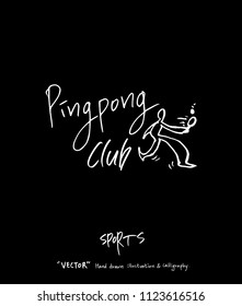 Sport background illustration / vector illustration / blackboard style