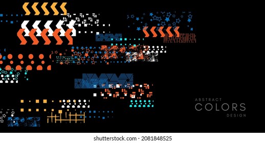 Sport background with randomly graffiti and paint decorative elements.