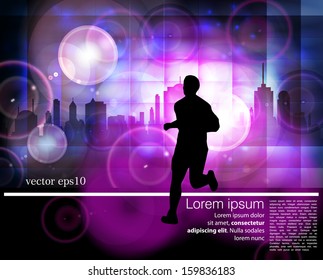 Sport background. Vector
