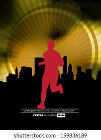 Sport background. Vector