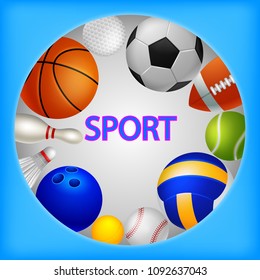 sport background . vector illustration