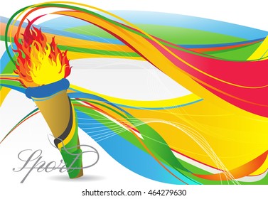 sport backgrounds,abstract colorful backdrop, Brazil Summer 2016 Games in Rio de Janeiro , 