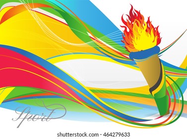 sport backgrounds,abstract colorful backdrop, Brazil Summer 2016 Games in Rio de Janeiro , 