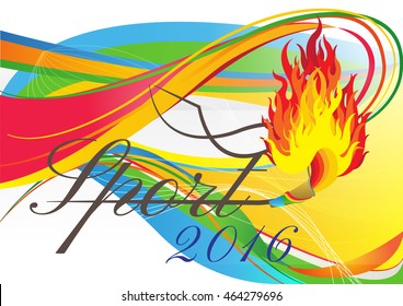 sport backgrounds,abstract colorful backdrop, Brazil Summer 2016 Games in Rio de Janeiro , 